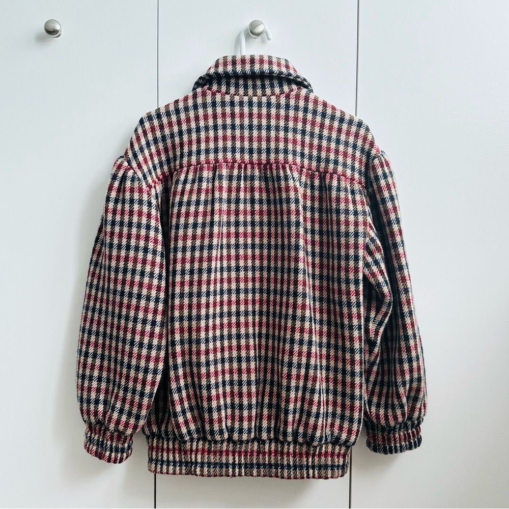 Kurt Lyle Lucy Jacket in Red/Brown Check - Picture 9 of 14